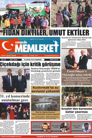 Kırşehir Memleket Gazetesi 09.04.2026
