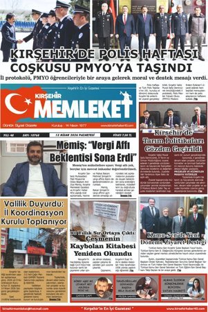 Kırşehir Memleket Gazetesi 13.04.2026