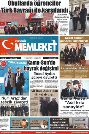 Kırşehir Memleket Gazetesi 22.04.2026