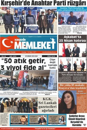Kırşehir Memleket Gazetesi 28.04.2026