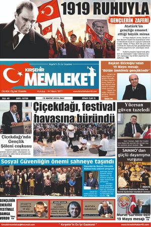 Kırşehir Memleket Gazetesi 19.05.2026