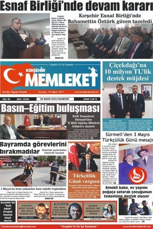 Kırşehir Memleket Gazetesi 04.05.2026