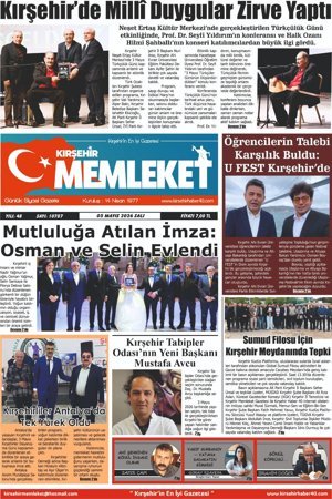 Kırşehir Memleket Gazetesi 05.05.2026