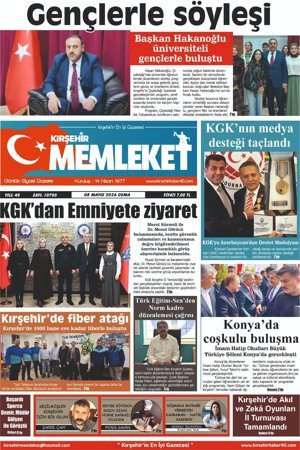 Kırşehir Memleket Gazetesi 08.05.2026