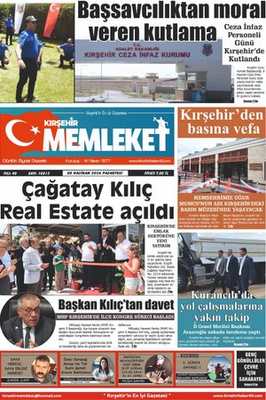 Kırşehir Memleket Gazetesi 08.06.2026