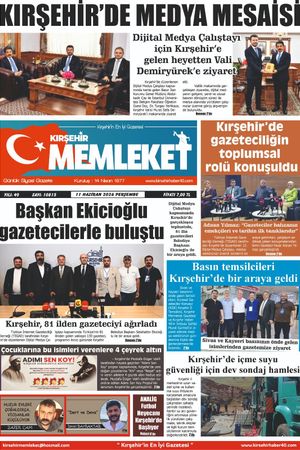 Kırşehir Memleket Gazetesi 11.06.2026