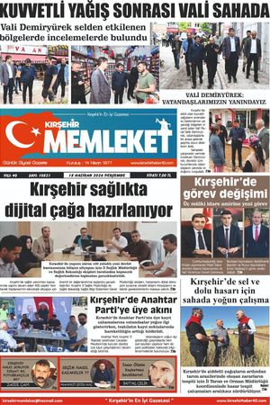 Kırşehir Memleket Gazetesi 18.06.2026