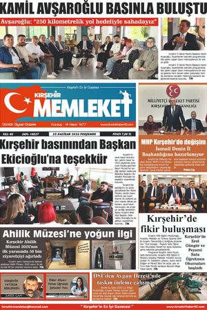 Kırşehir Memleket Gazetesi 25.06.2026