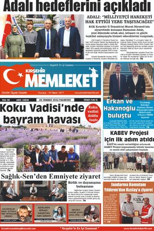 Kırşehir Memleket Gazetesi 06.07.2026