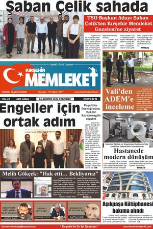 Kırşehir Memleket Gazetesi 06.08.2026