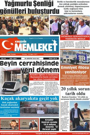 04.08.2026 Kırşehir Memleket Gazetesi