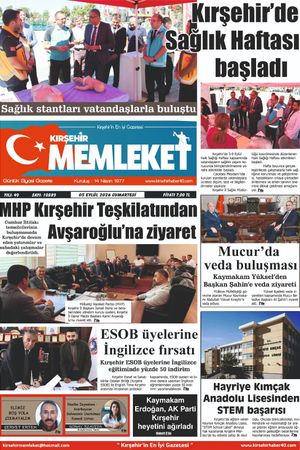Kırşehir Memleket Gazetesi 05.09.2026