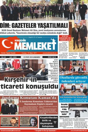 Kırşehir Memleket Gazetesi 23.09.2026