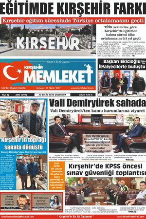 Kırşehir Memleket Gazetesi 30.09.2026
