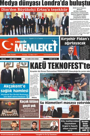 Kırşehir Memleket Gazetesi 02.10.2026