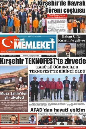 Kırşehir Memleket Gazetesi 07.10.2026