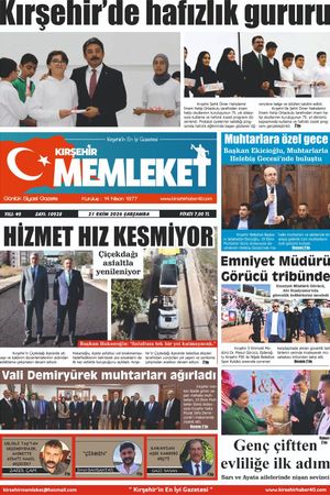 Kırşehir Memleket Gazetesi 21.10.2026