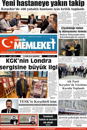 Kırşehir Memleket Gazetesi 10.10.2026