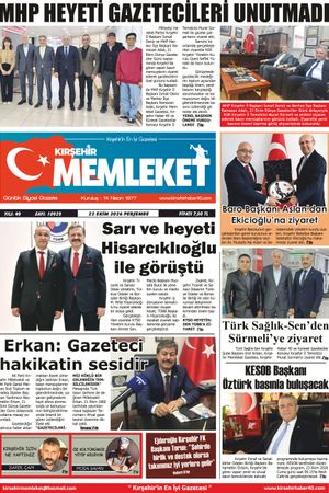 Kırşehir Memleket Gazetesi 22.10.2026