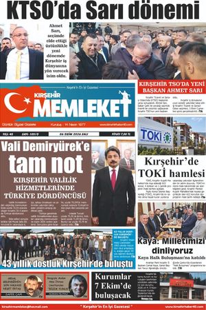 Kırşehir Memleket Gazetesi 06.10.2026